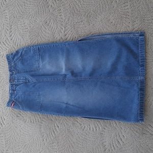 Denim maxi skirt size 3